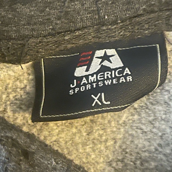 #203 VINTAGE Ohio State buckeyes Scarlet and gray college hoodie - Picture 4 of 13